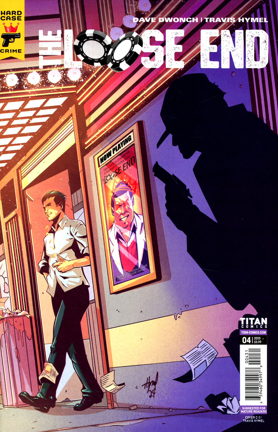 Hard Case Crime The Loose End #4 Cover C Variant Travis Hymel Cover
