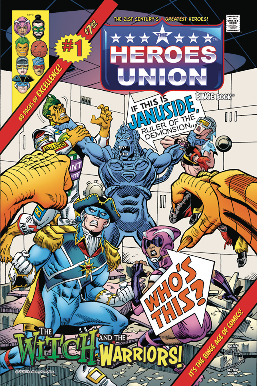 Heroes Union The Witch And The Warriors #1 Cover C Variant Ron Frenz & Sal Buscema Cover