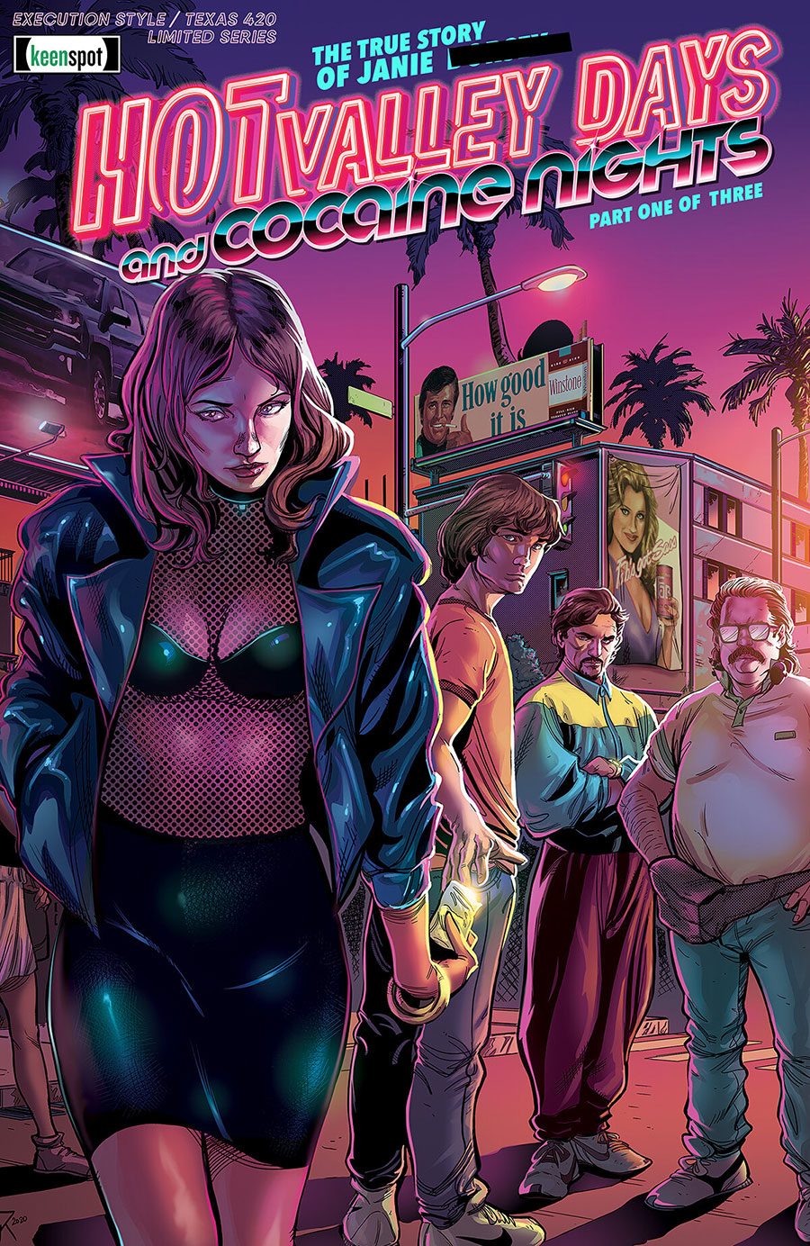 Hot Valley Days And Cocaine Nights (Ex Posse Holdings) #1 Cover C Variant Farid Karami Holofoil Cover
