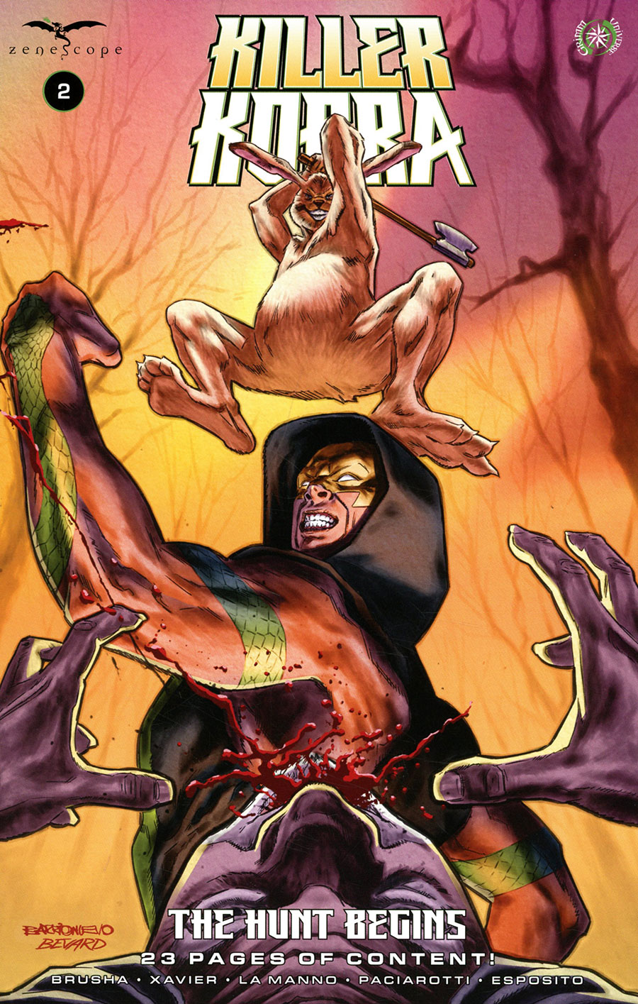 Killer Kobra The Hunt Begins #2 Cover B Variant Al Barrionuevo Cover