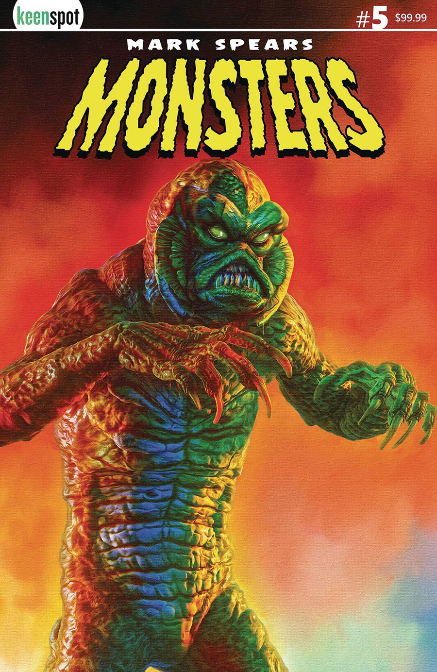 Mark Spears Monsters #5 Cover G Variant Mark Spears Metal Cover
