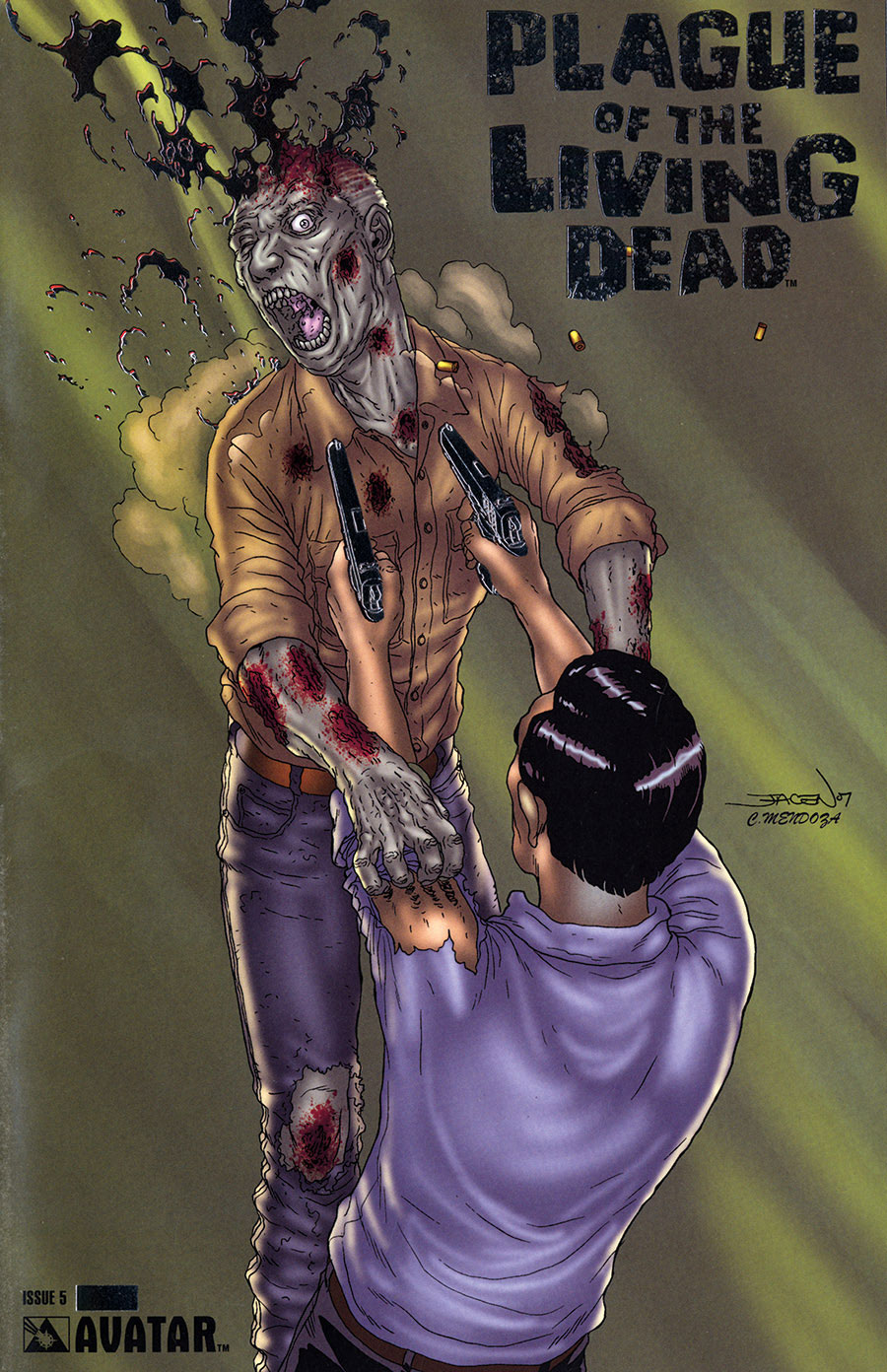 Plague Of The Living Dead Nightmare Foil Bonus Covers Bag Set (5-Count)