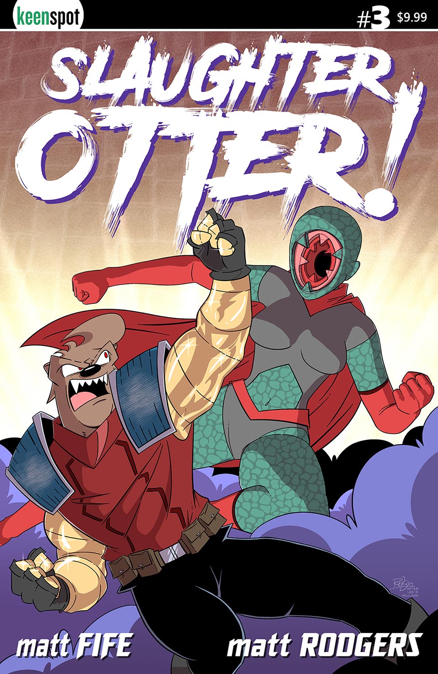 Slaughter Otter #3 Cover D Variant Matt Rodgers X-Men 277 Homage Spot Foil Cover