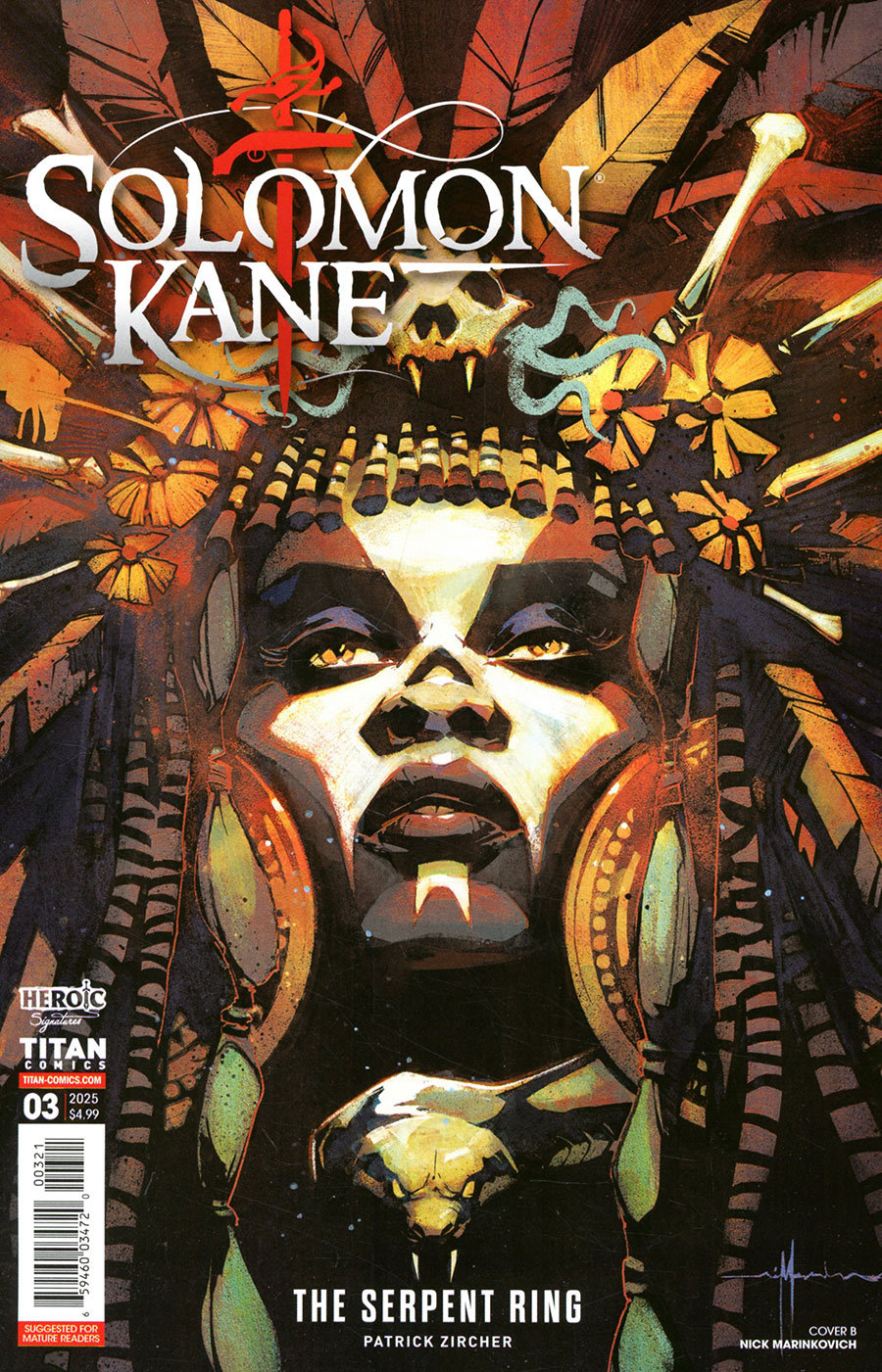 Solomon Kane The Serpent Ring #3 Cover B Variant Nick Marinkovich Cover