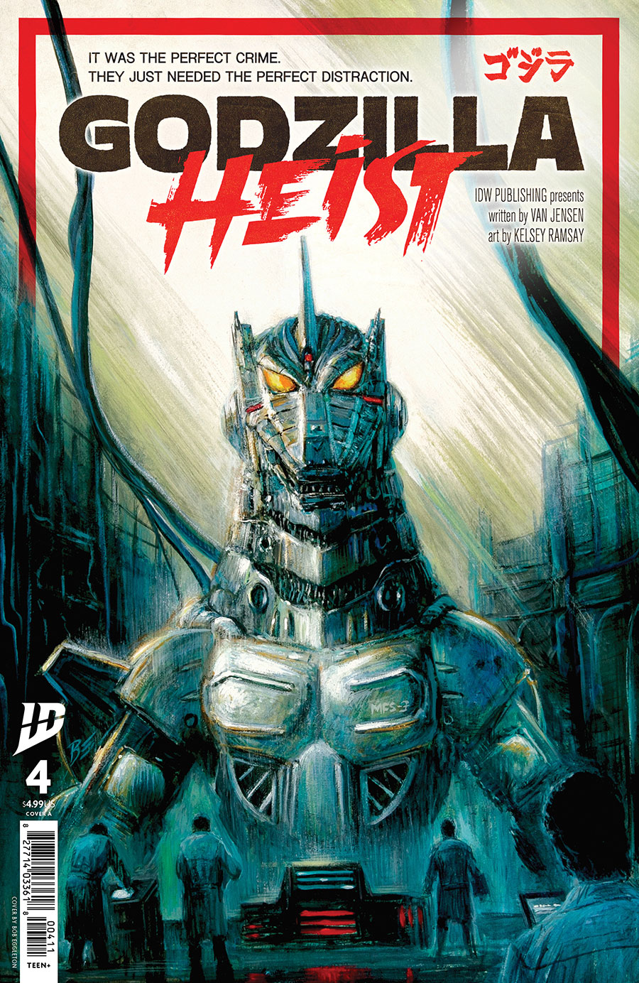 Godzilla Heist #4 Cover A Regular Bob Eggleton Cover