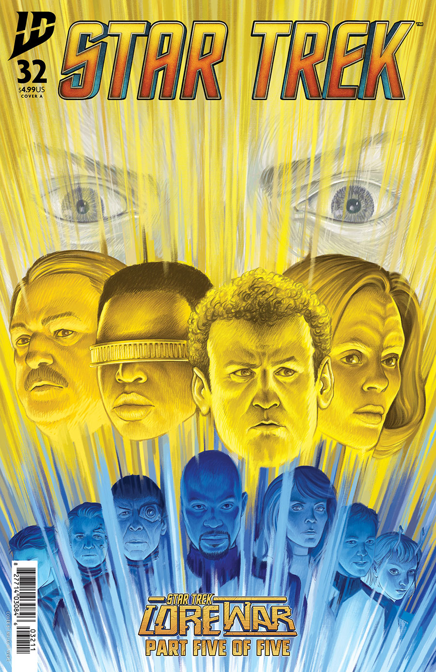 Star Trek (IDW) Vol 2 #32 Cover A Regular Malachi Ward Cover (Lore War Part 5)