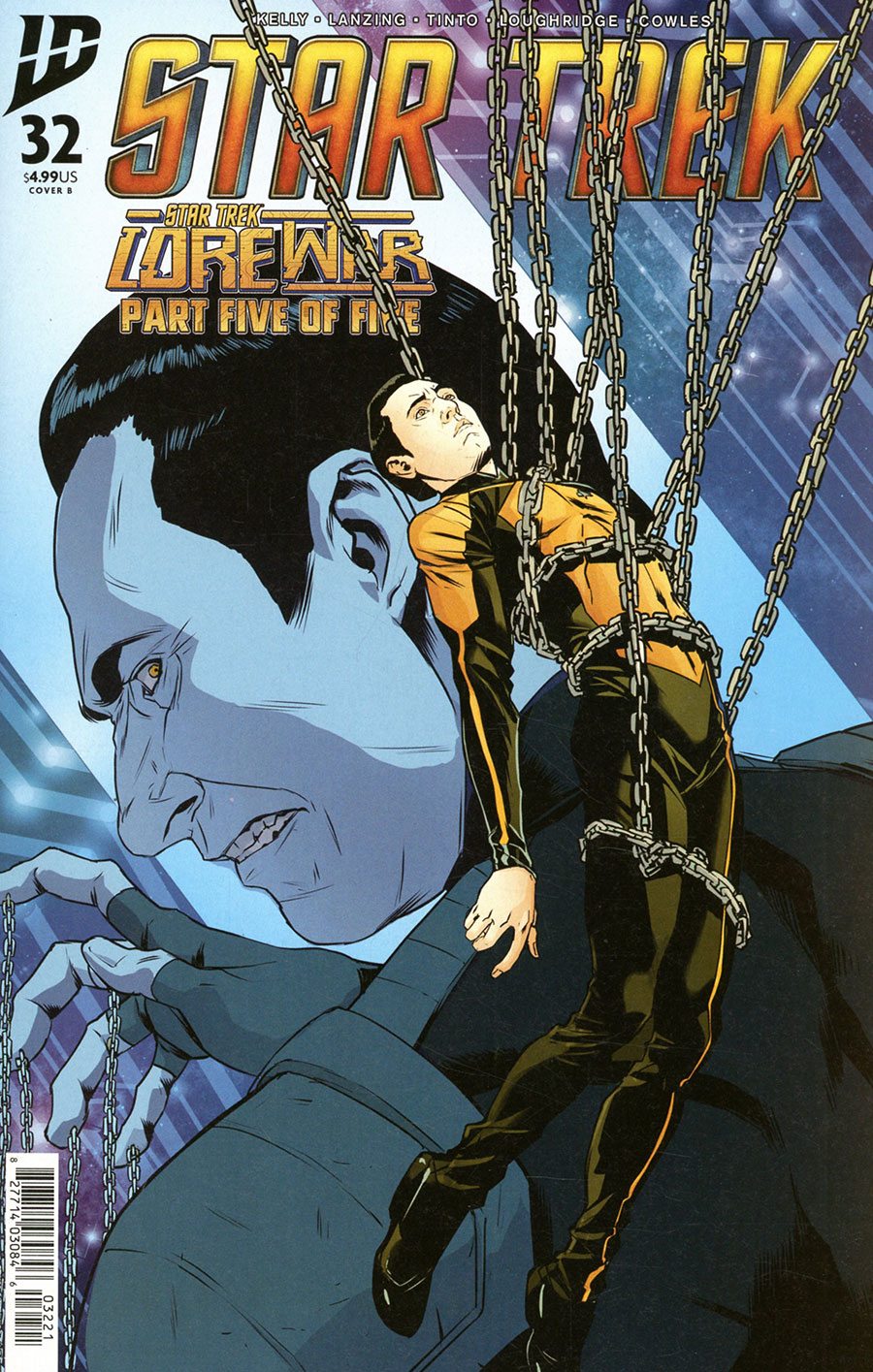 Star Trek (IDW) Vol 2 #32 Cover B Variant Davide Tinto Cover (Lore War Part 5)