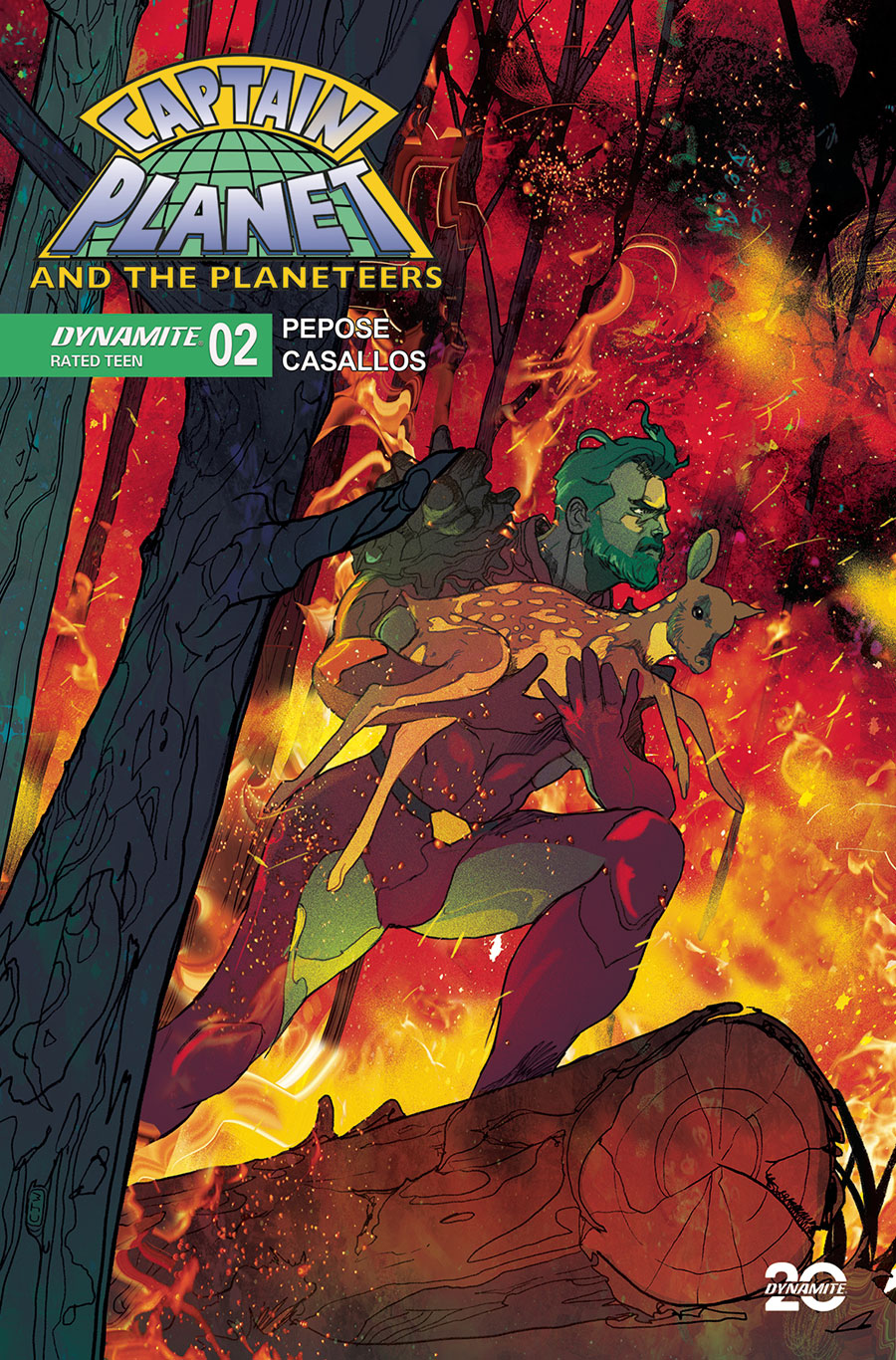 Captain Planet And The Planeteers Vol 2 #2 Cover C Variant Christian Ward Cover