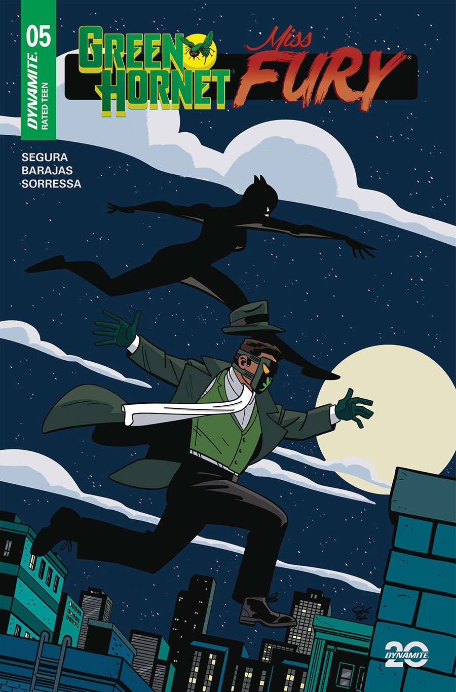 Green Hornet Miss Fury #5 Cover D Variant Jacob Edgar Cover