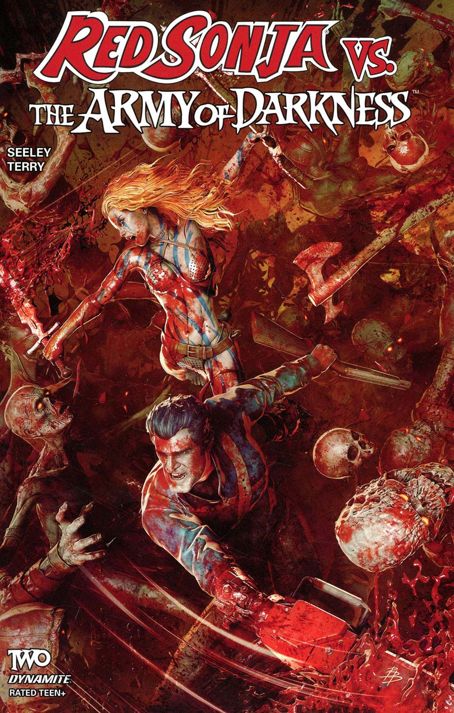 Red Sonja vs The Army Of Darkness #2 Cover A Regular Bjorn Barends Cover