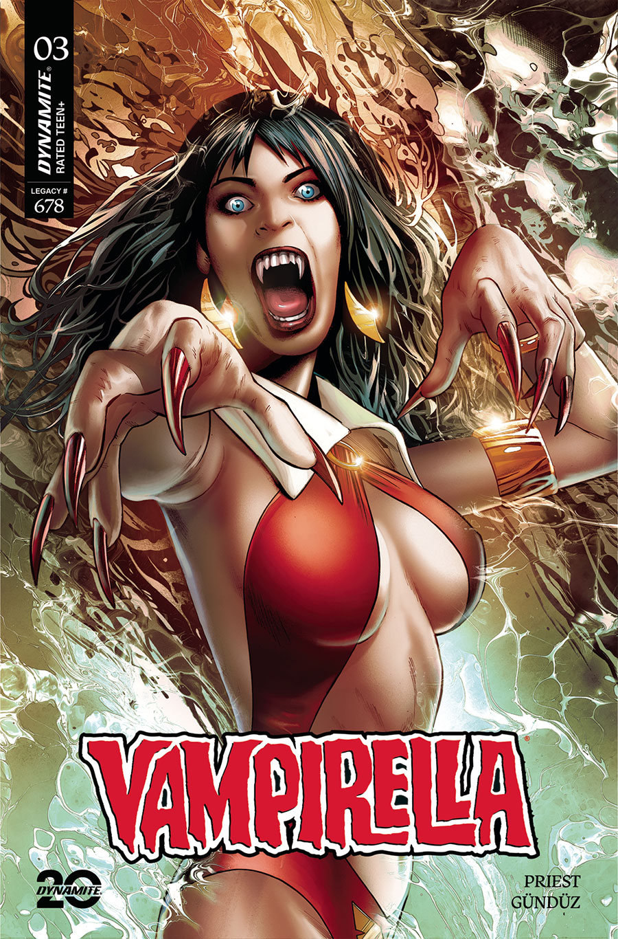 Vampirella Vol 9 #3 Cover B Variant Greg Land Cover