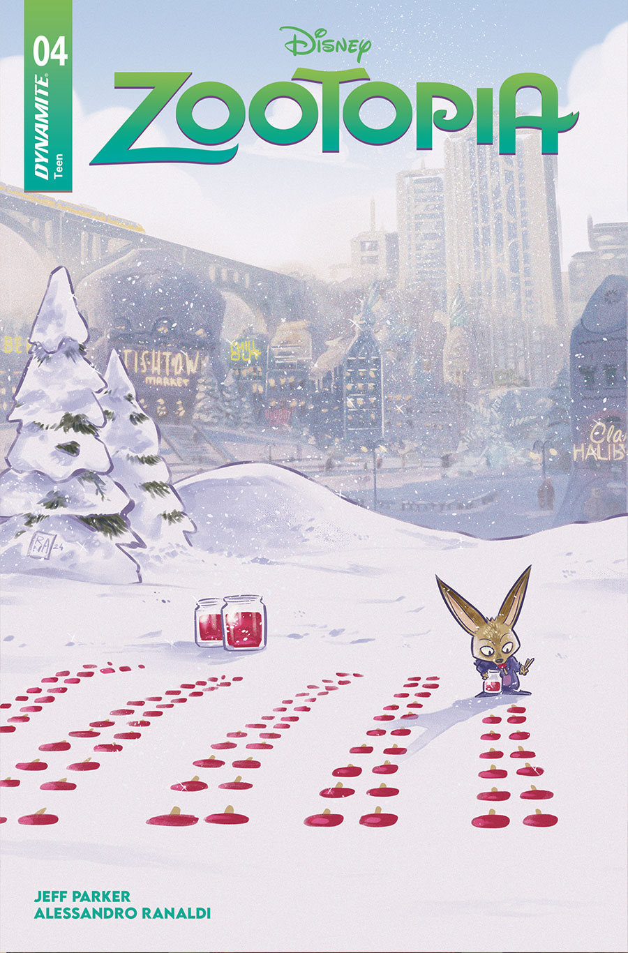 Zootopia #4 Cover B Variant Alessandro Ranaldi Cover