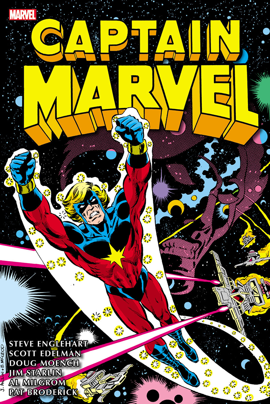 Death Of Captain Marvel Omnibus HC Book Market Jeff Aclin Cover