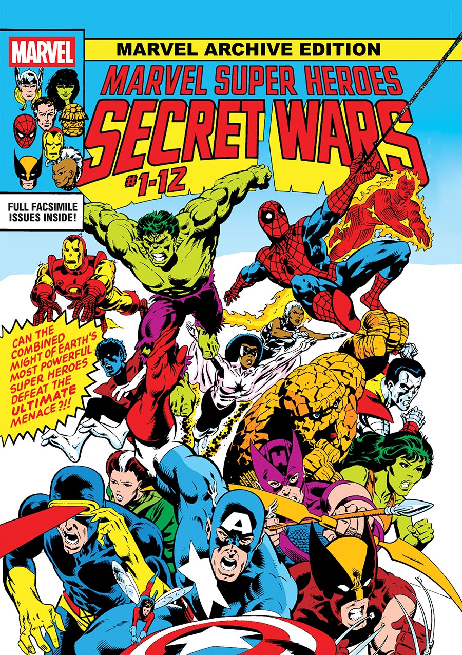 Marvel Archive Edition Marvel Super Heroes Secret Wars Gallery Edition HC Book Market Mike Zeck Original First Issue Cover