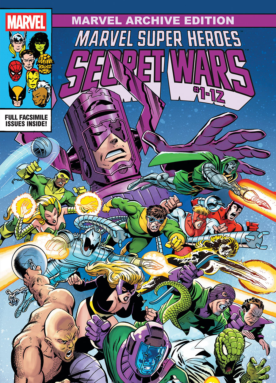 Marvel Archive Edition Marvel Super Heroes Secret Wars Gallery Edition HC Direct Market Mike Zeck Hidden Gem Variant Cover