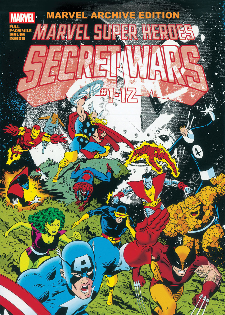 Marvel Archive Edition Marvel Super Heroes Secret Wars Gallery Edition HC Direct Market Mike Zeck Original Collection Variant Cover