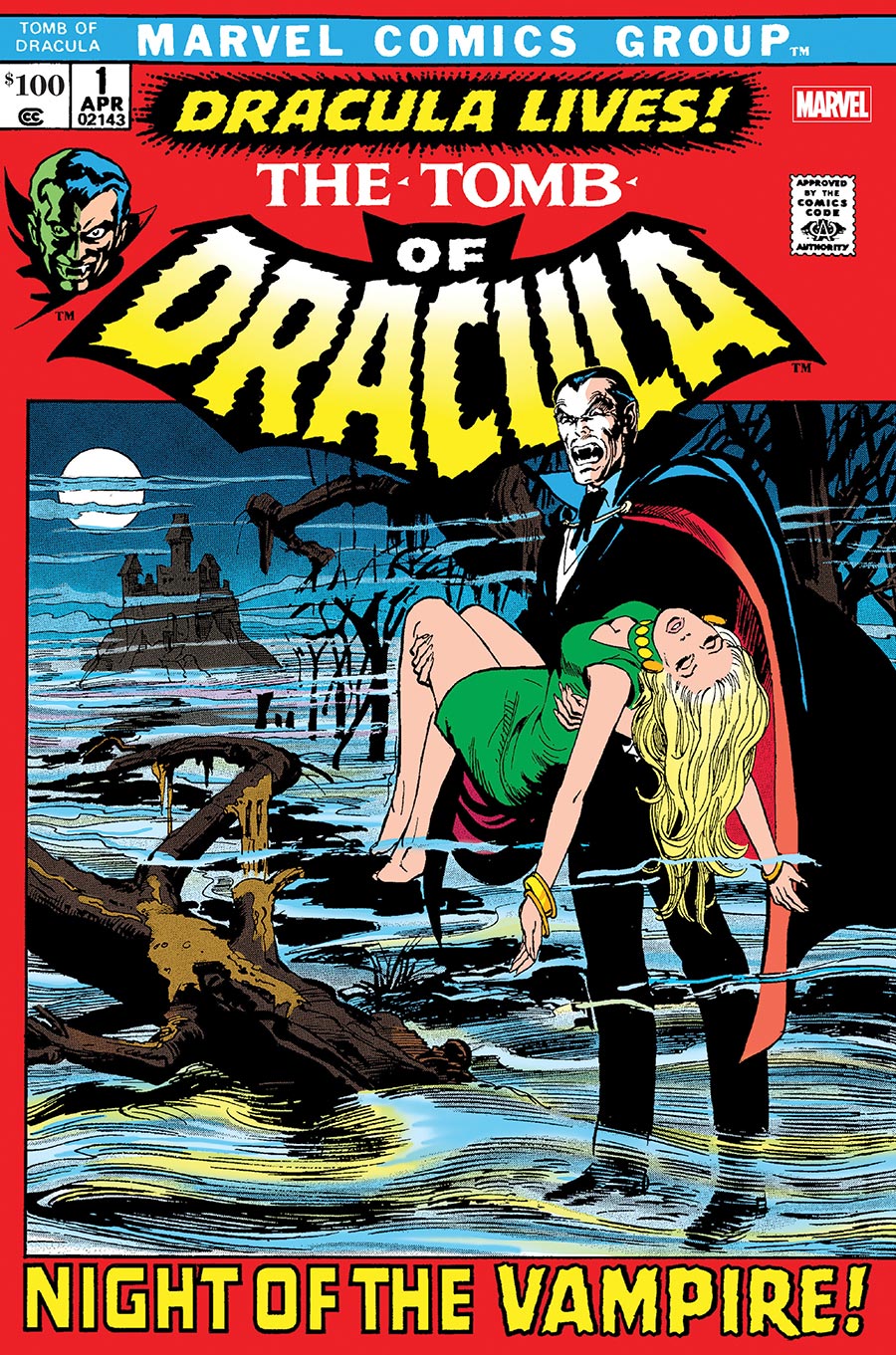 Tomb Of Dracula Omnibus Vol 1 HC Book Market Neal Adams Cover (2025 Printing)