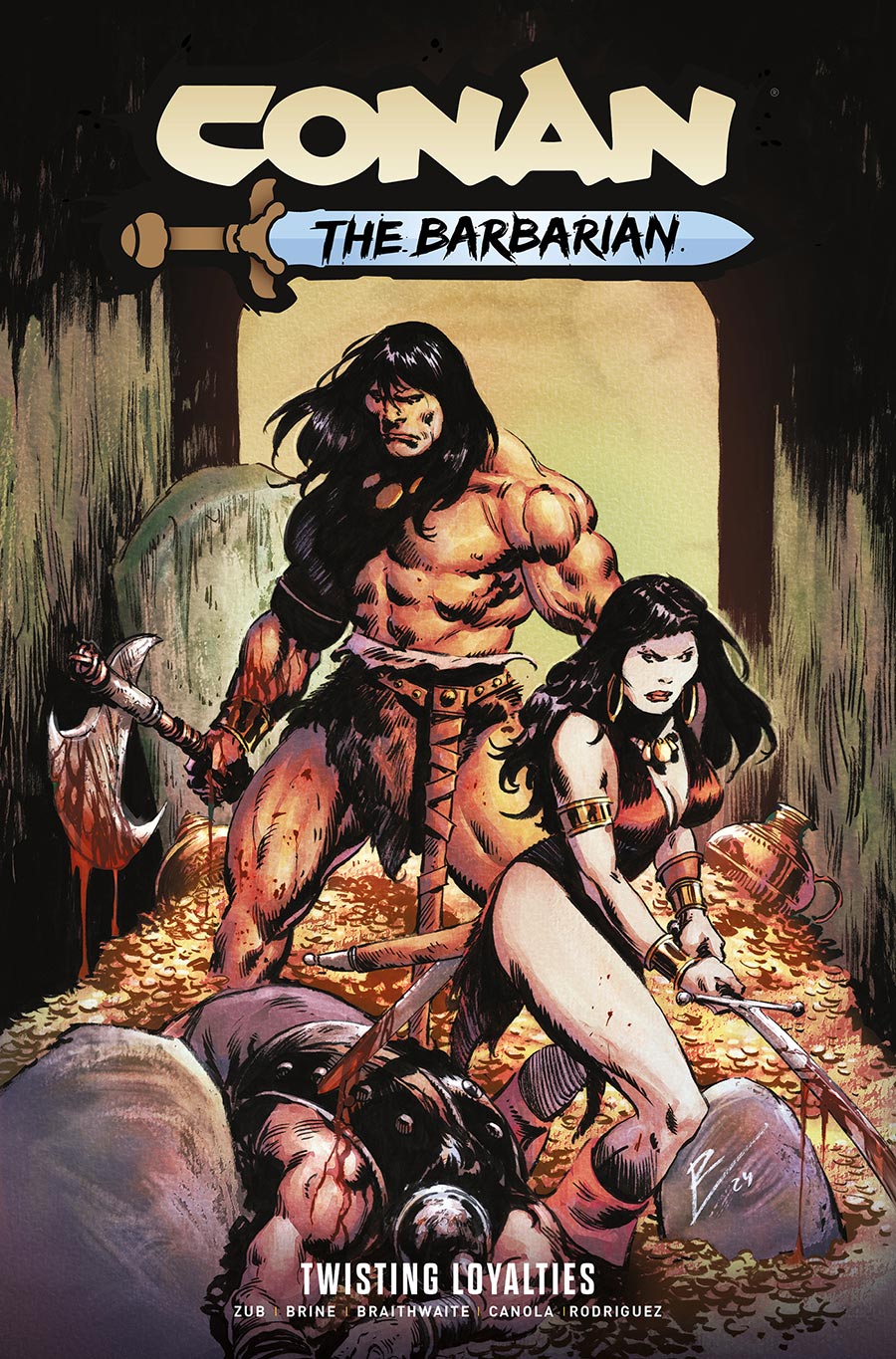 Conan The Barbarian (2023) Vol 5 Twisting Loyalties TP Book Market Roberto De La Torre Cover