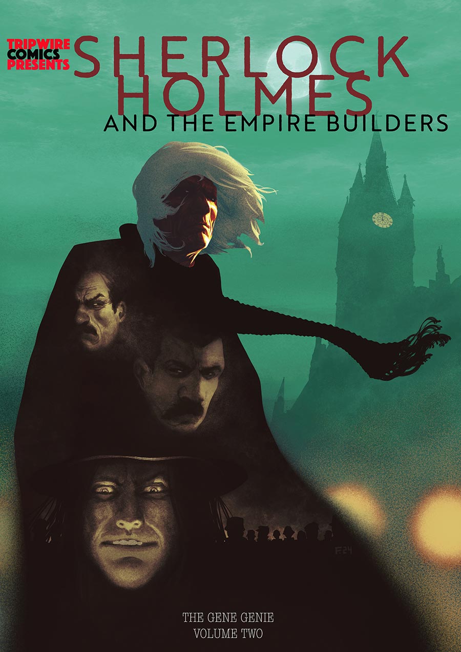 Sherlock Holmes And The Empire Builders Vol 2 HC Cover B Variant Frazer Irving Cover