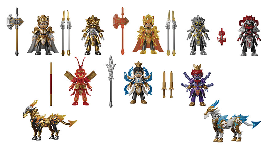 Blokees Figures Hero Infinity Galaxy Version Wave 4 9-Piece Display