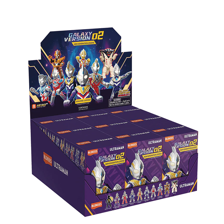 Blokees Ultraman Galaxy Version Wave 4 9-Piece Display