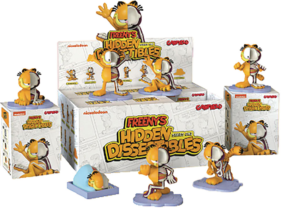 Freenys Hidden Dissectibles Garfield Mini Figure Blind Mystery Box