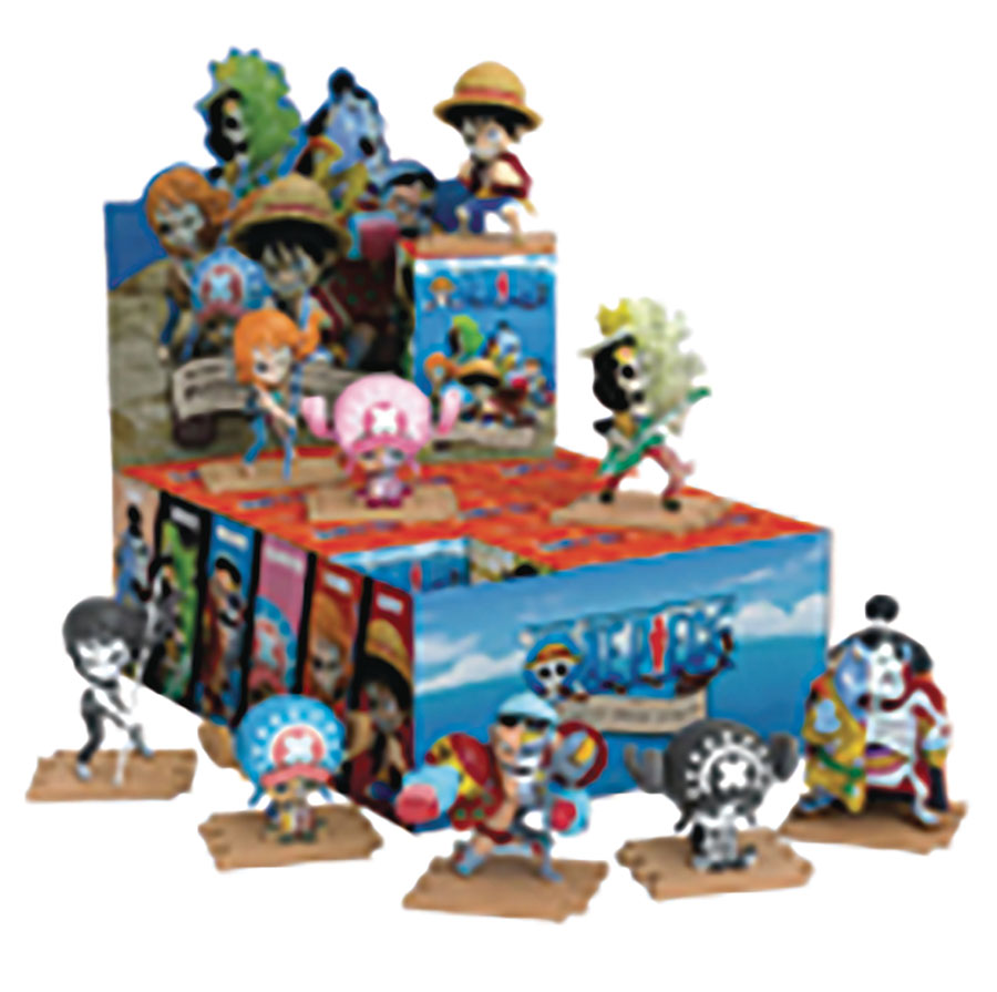 Freenys Hidden Dissectibles One Piece Mini Figure Series 2 Blind Mystery Box 6-Piece Display