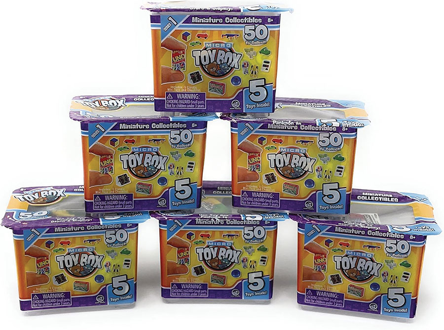 Micro Toy Box Series 1 Blind Mystery Box 6-Piece Case