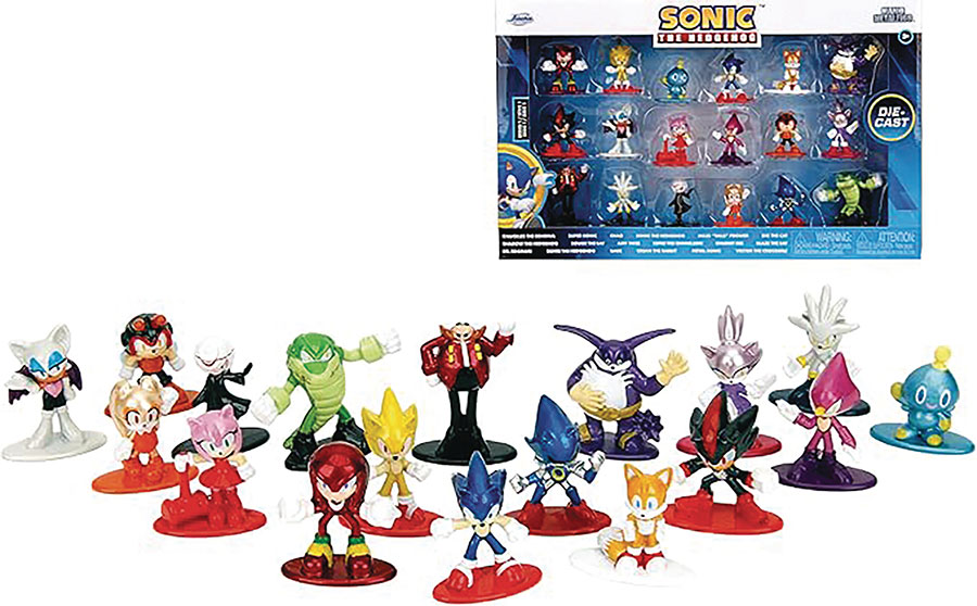 Sonic The Hedgehog 1.65-Inch Die-Cast 18-Pack Figure