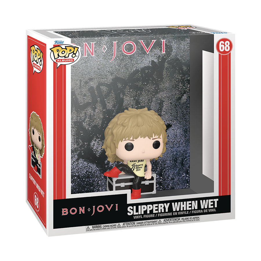 POP Albums Bon Jovi Slippery When Wet Vinyl Figure