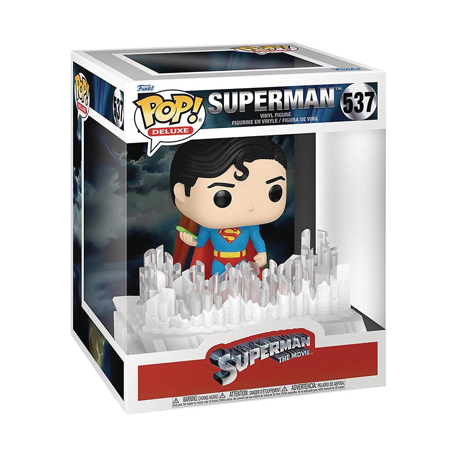 POP Deluxe Superman (1978) Superman With Crystal Vinyl Figure