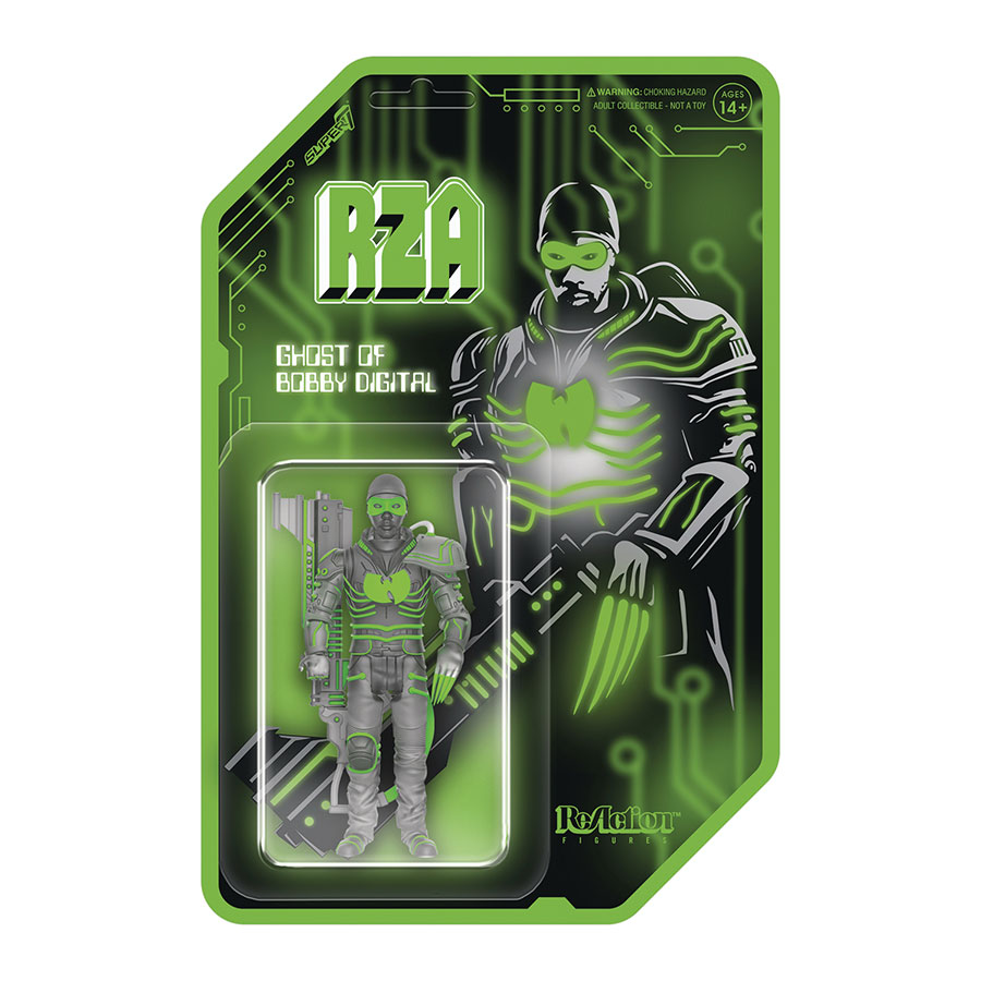 Rza ReAction Figure Wave 4 - Bobby Digital Clear