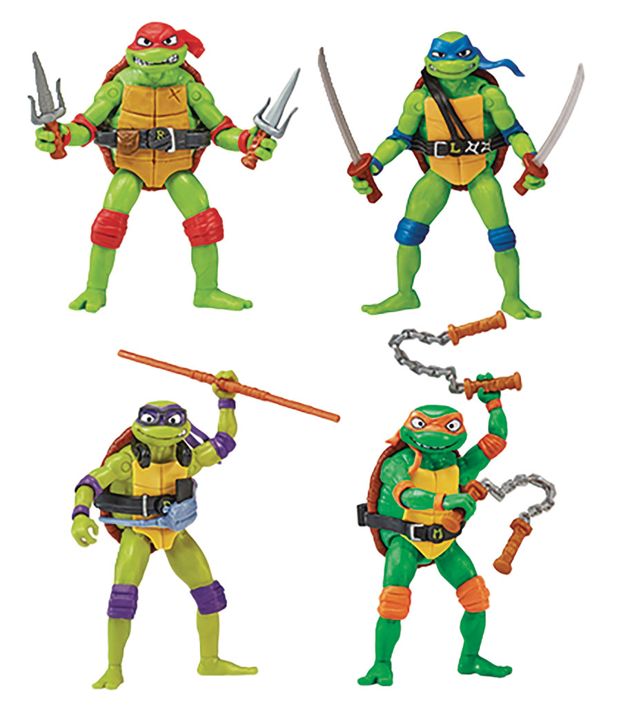 Teenage Mutant Ninja Turtles Mutant Mayhem Movie Basic Action Figure Assortment Case