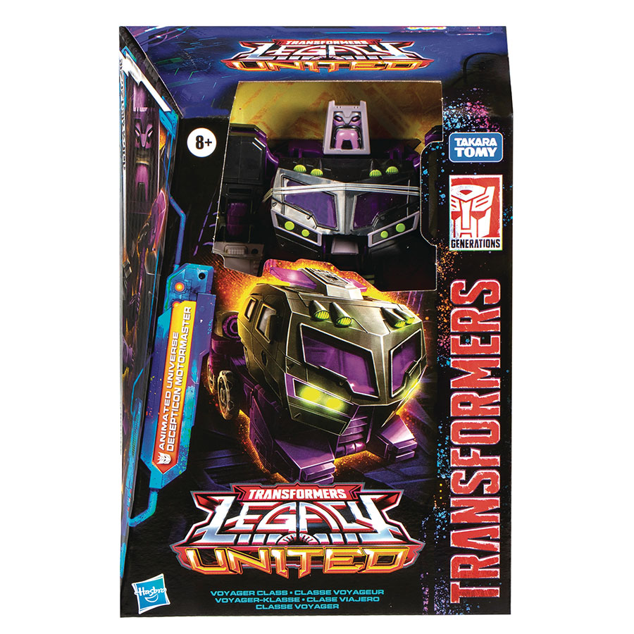 Transformers Generations Legacy Animated Universe Motormaster Voyager-Class Action Figure