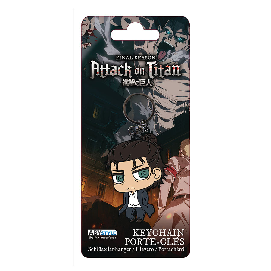 Attack On Titan Chibi Eren PVC Keychain