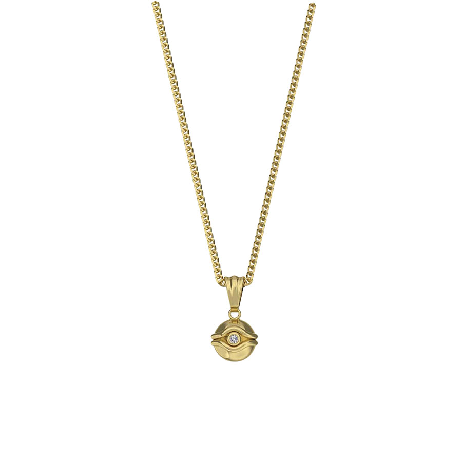 Yu-Gi-Oh Millennium Eye 24-Inch Gold Necklace