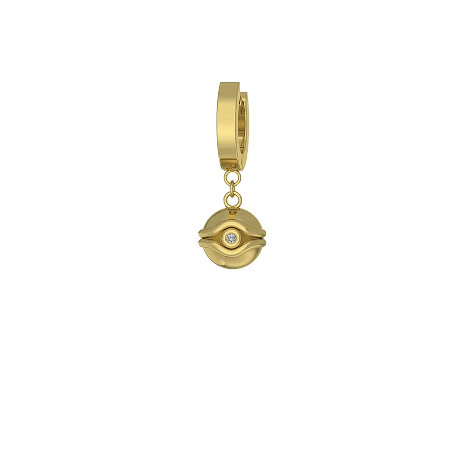 Yu-Gi-Oh Millennium Eye Gold Earring