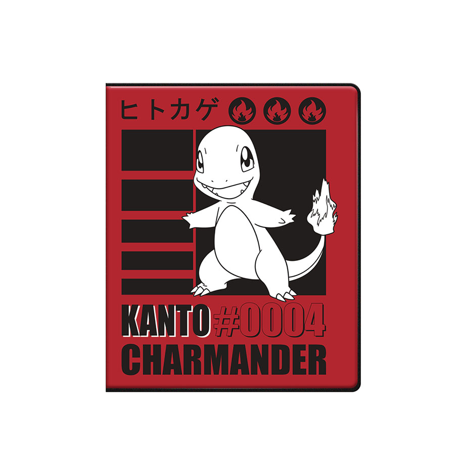 Pokemon Charmander Portfolio - 4-Pocket