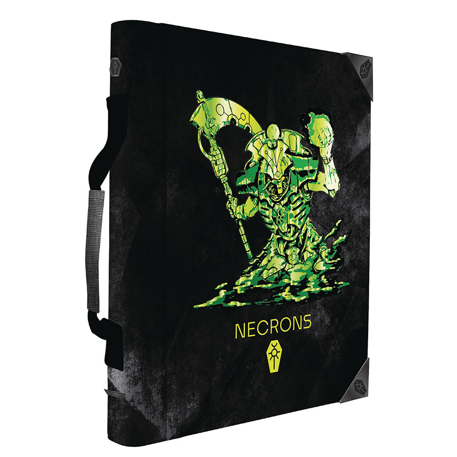 Warhammer 40000 Necron Codex Book Folio Debossed & Printed