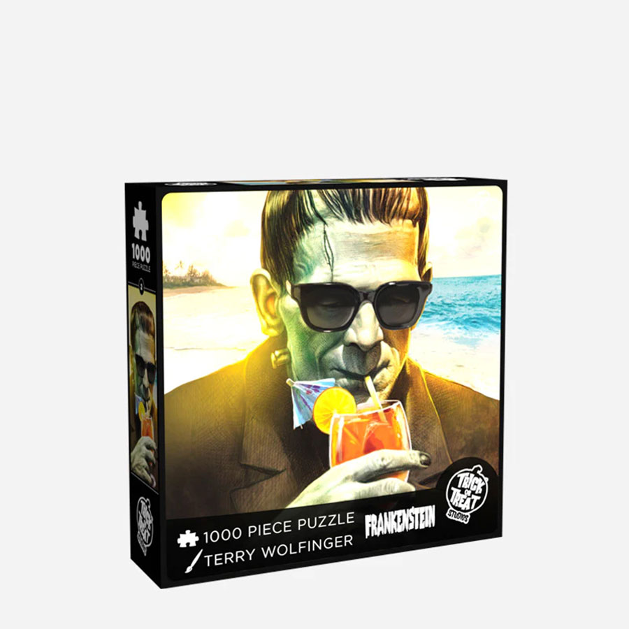 Frankenstein On The Beach 1000-Piece Puzzle