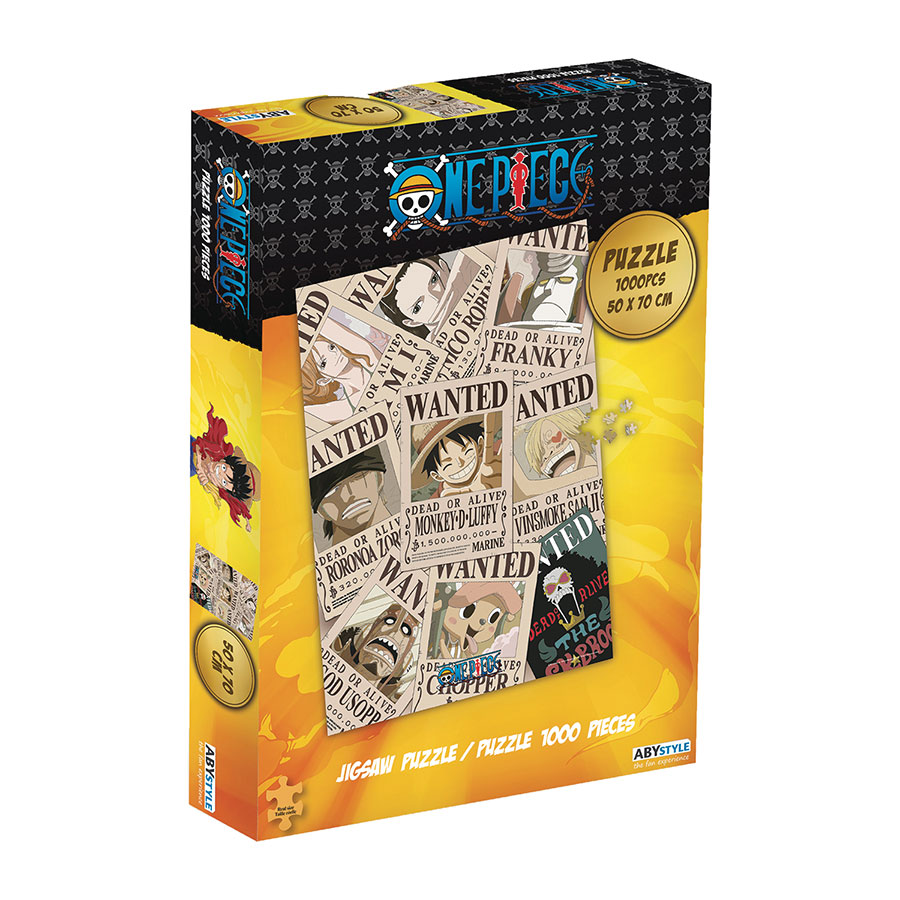 One Piece Wanted Posters 1000-Piece Puzzle