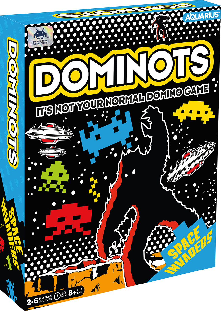 Dominots Tile Game Space Invaders Edition