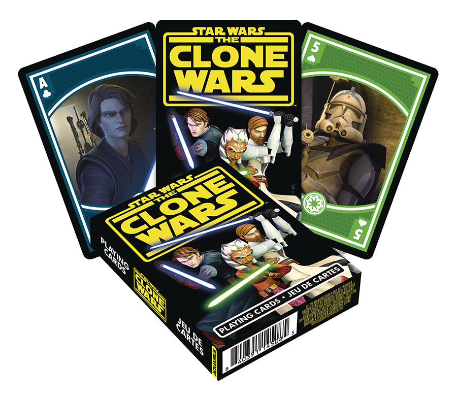 Star Wars The Clone Wars Playing Cards