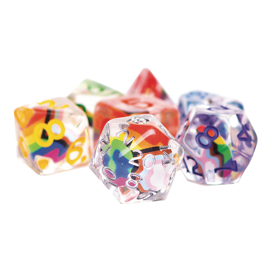 Dungeons & Dragons Progress Pride Dice Set