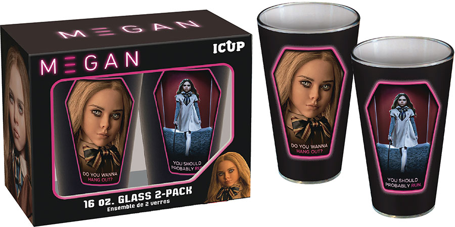 M3GAN 16-Ounce 2-Pack Glass Set