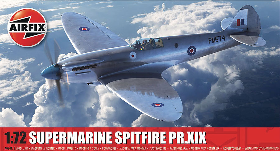Airfix Supermarine Spitfire PR XIX 1/72 Scale Model Kit