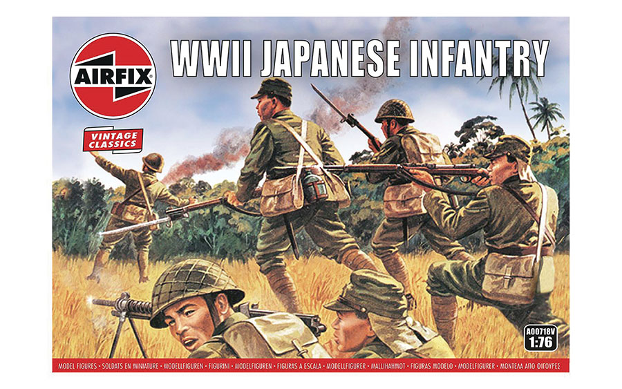 Airfix WWII Japanese Infantry 1/76 Scale Figure Set