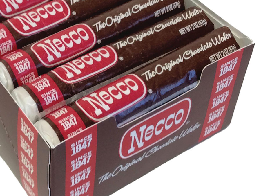 Chocolate Necco Wafer 24-Piece Case