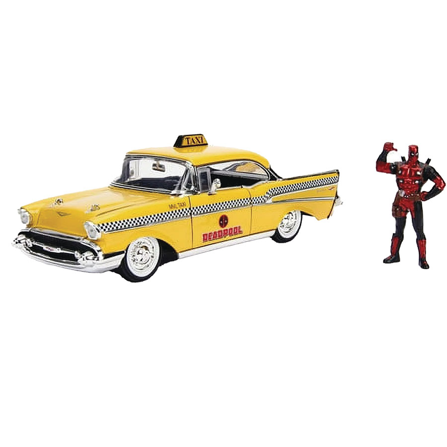 Hollywood Rides Deadpool Taxi 1/24 Scale Die-Cast Vehicle