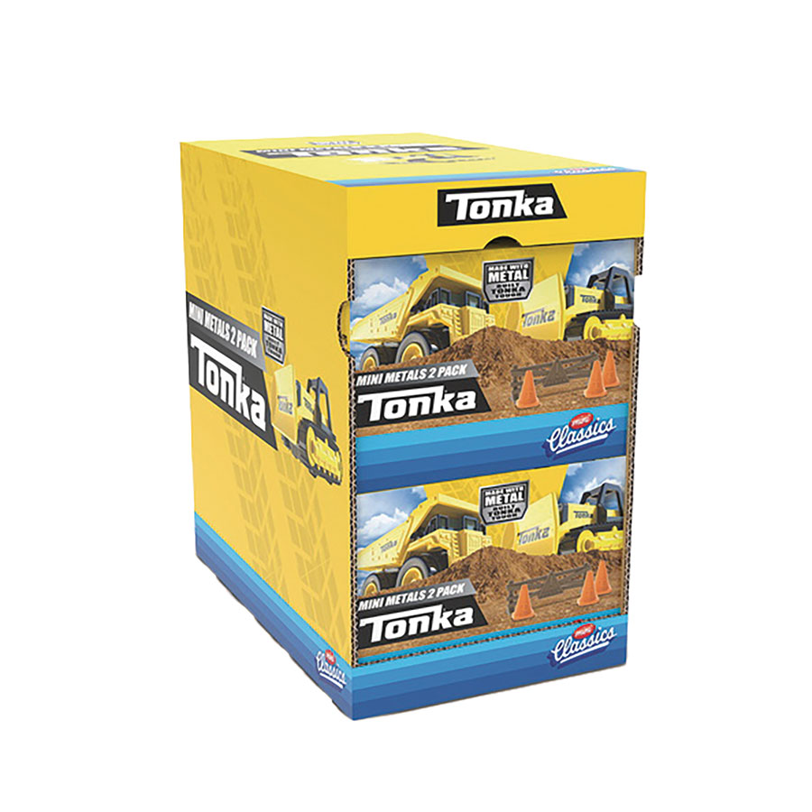 Tonka Mini Metals Toy Set 8-Piece Display